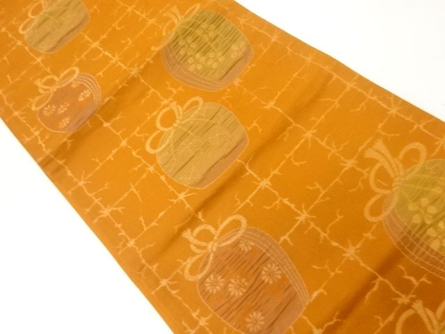 JAPANESE FUKURO OBI / WOVEN SHIFUKU PATTERN